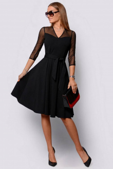 Платье PATRICIA by La Cafe F14780 иссиня-черный