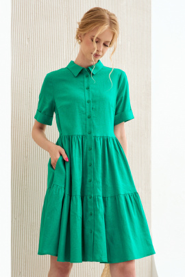 Платье Панда 121780w зеленый