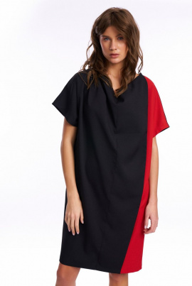 Платье KaVaRi 1025.2 черный-красный