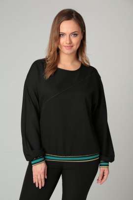 Блуза Modema м.540/2 черный+золото