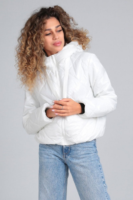 Куртка DOGGI 6339 белый-стеганная