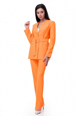 Женский костюм Мишель стиль 1024-1 оранжевый