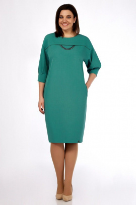 Платье Милора-стиль 1088 зеленый