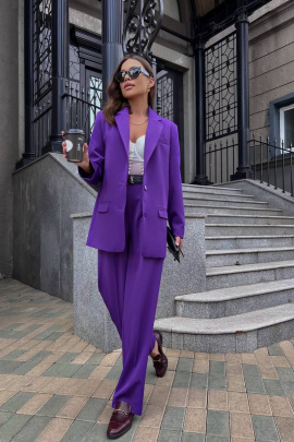 Женский костюм Continental Fashion 0211-07 фиолетовый