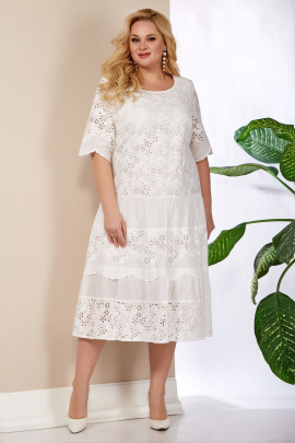 Платье Aira Style 821 молоко