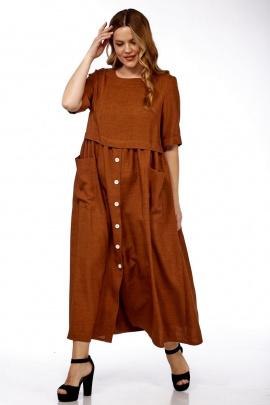 Платье Michel chic 2062 терракотовый