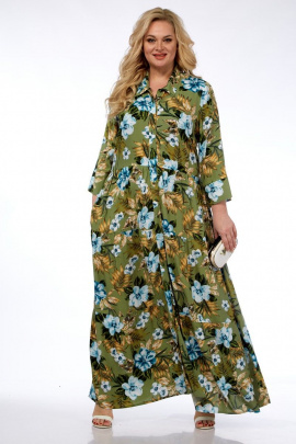 Платье Celentano 5005.2 оливковый