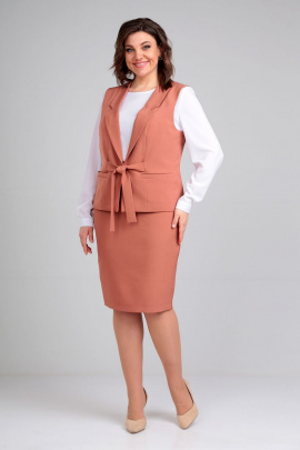 Комплект Liona Style 861 терракот-белый
