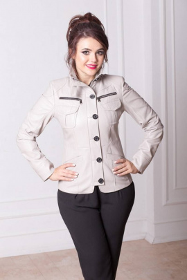 Куртка InterFino 32-2010 молочный