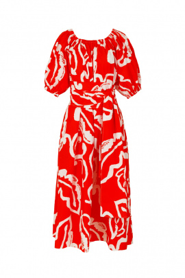 Платье Elema 5К-10966-2-170 красный_принт