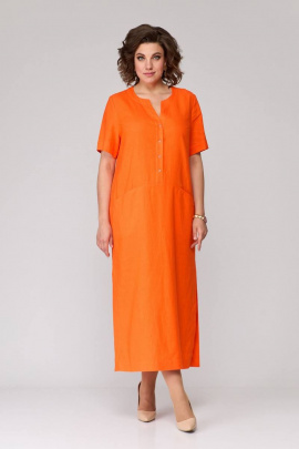 Платье Ollsy 1645 оранжевый