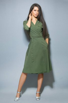 Платье DoMira 01-530 зеленый