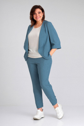 Женский костюм Liona Style 755 аквамарин