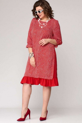 Платье EVA GRANT 7001 красный