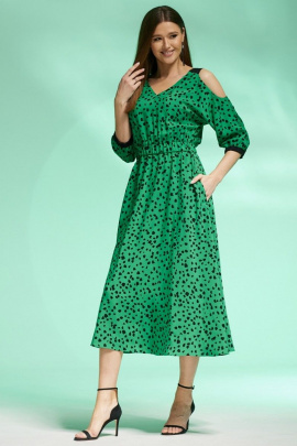 Платье Faufilure C1269 зеленый