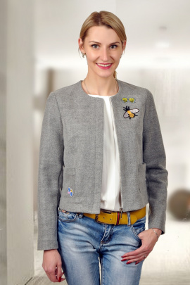 Жакет Talia fashion 073 серый