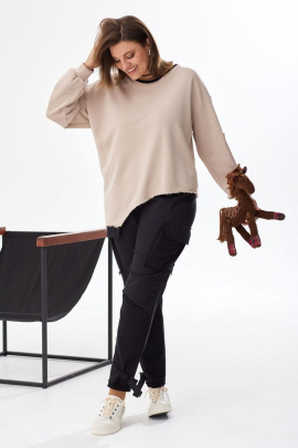 Блуза BegiModa 4065 кофе