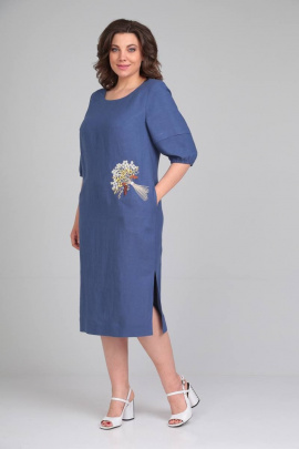 Платье Rishelie 918.1 светло-синий