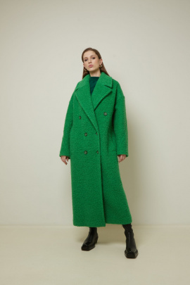 Пальто Elema 1-12906-1-164 зелёный