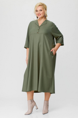 Платье Avenue Fashion 0122 оливка