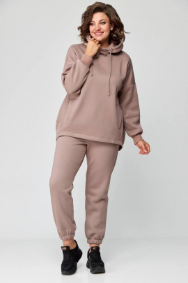 Спортивный костюм ANASTASIA MAK 1136 бежевый