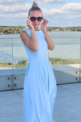 Платье S. Veles 3-45 голубой