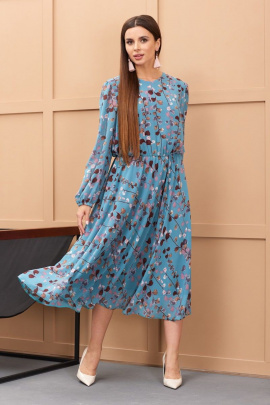Платье Galean Style 907 голубой