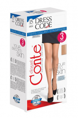 Колготки Conte Elegant Dress_Code_15(3 штуки)_nero