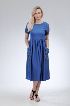 Платье Sharm-Art 1027/4 синий
