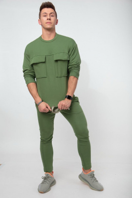Спортивный костюм HIT 0314 светло-зелёный