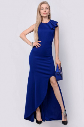 Платье PATRICIA by La Cafe F14815 синий