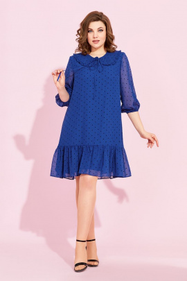 Платье Милора-стиль 878 синий