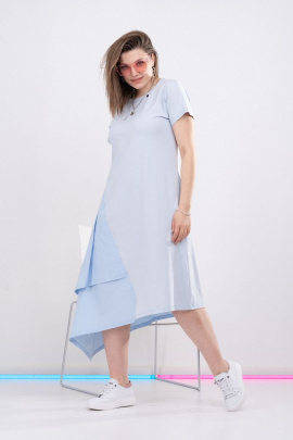 Платье GRATTO 8003 голубой