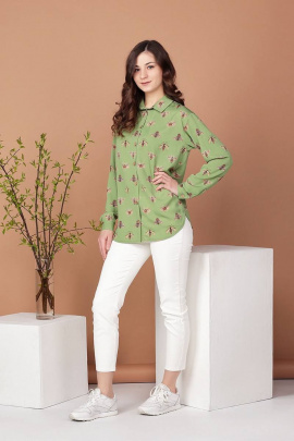 Блуза Соджи 483 зелёный