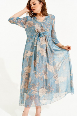 Платье ELLETTO 1844 бирюзовый