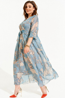 Платье ELLETTO 1844 бирюзовый
