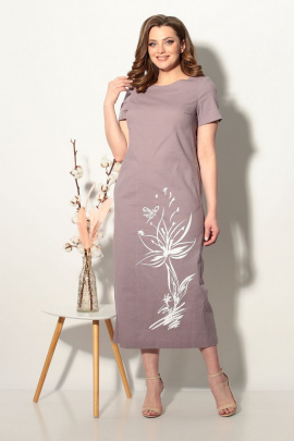 Платье Fortuna. Шан-Жан 699 серо-розовый.2
