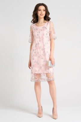 Платье Панда 37980z розовый