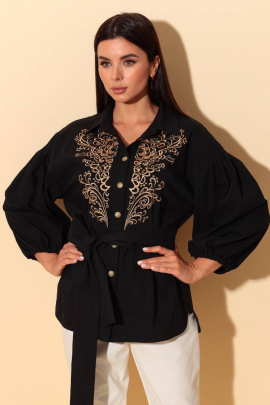 Блуза Chumakova Fashion 2055 черный_с_песочным