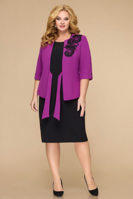 Комплект Svetlana-Style 1700 фиолетовый+чёрный