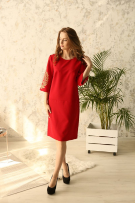 Платье Edibor 2015 красный