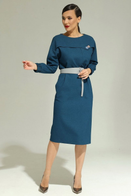 Платье Магия моды 1980 синий