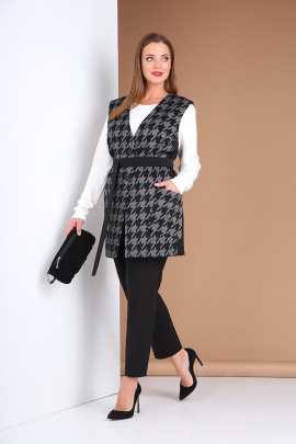 Комплект Andrea Style 0416 серый+черный