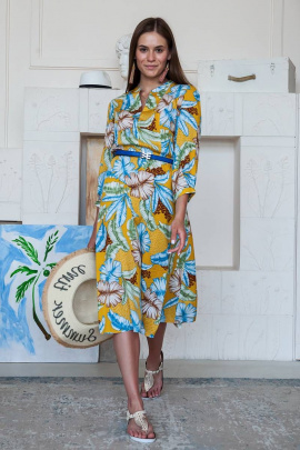 Платье ARTiMODA 321-03 тропик_желтые