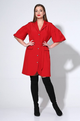 Платье Liona Style 814 красный