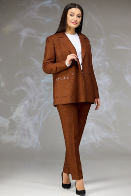 Женский костюм Angelina & Сompany 624 коричневый