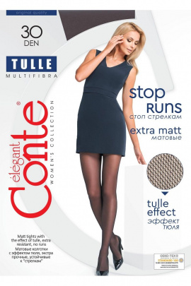 Колготки Conte Elegant Tulle_Grafit