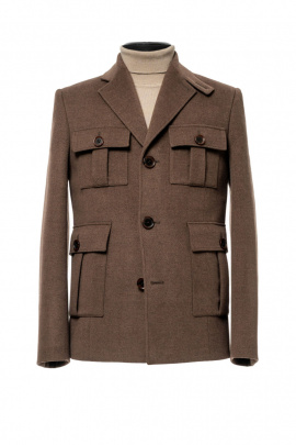 Пальто Elema 1М-11119-1-176 коричневый