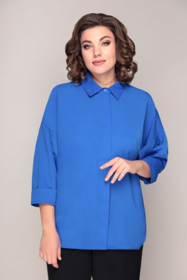 Блуза VOLNA 1200 сине-васильковый