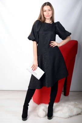 Платье PATRICIA by La Cafe C15203 иссиня-черный